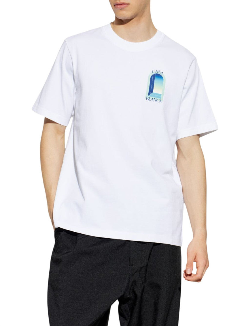 White Graphic Logo T-Shirt 2