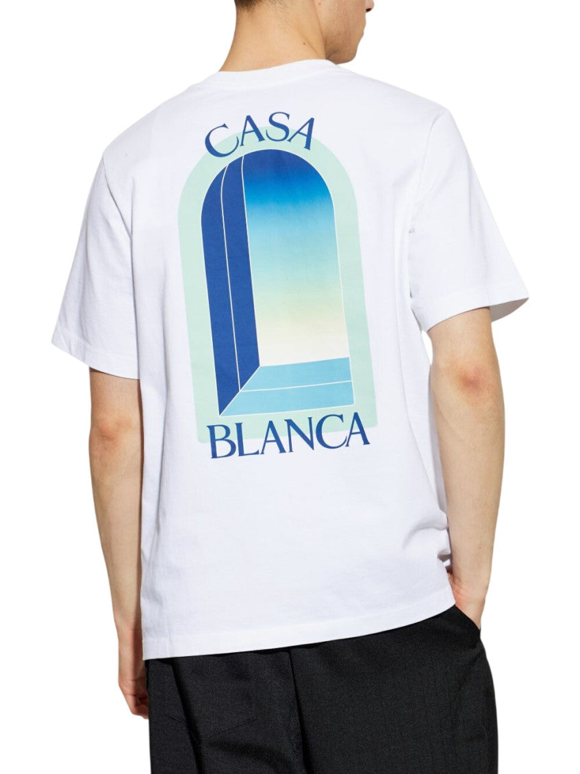White Graphic Logo T-Shirt 3