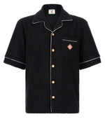 Black Relaxed Jacquard Shirt 1