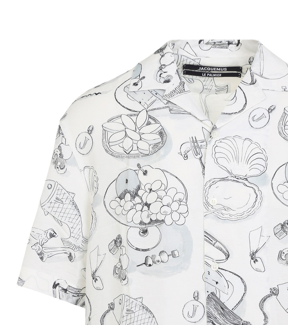 Off White Printed Shirt 3