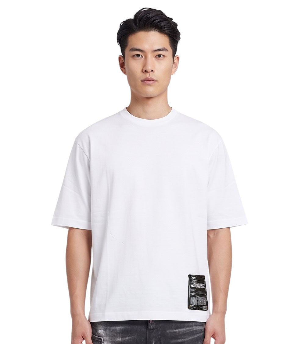 White Loose Logo T-Shirt 1