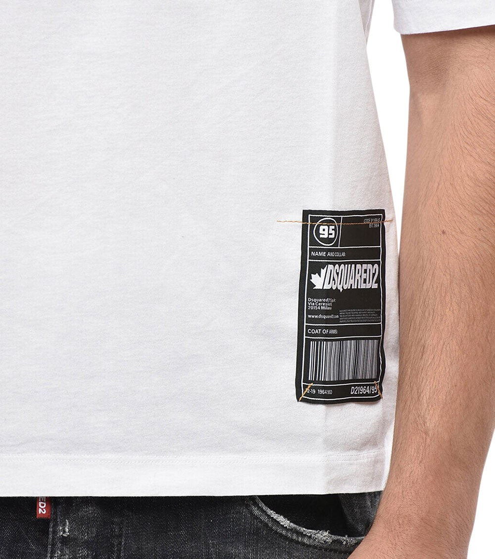 White Loose Logo T-Shirt 3