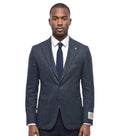 Blue Peaked Lapel Blazer 1