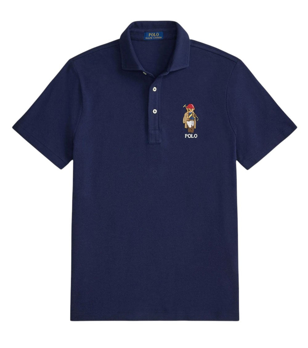Navy Blue Shirt Collar Polo 1