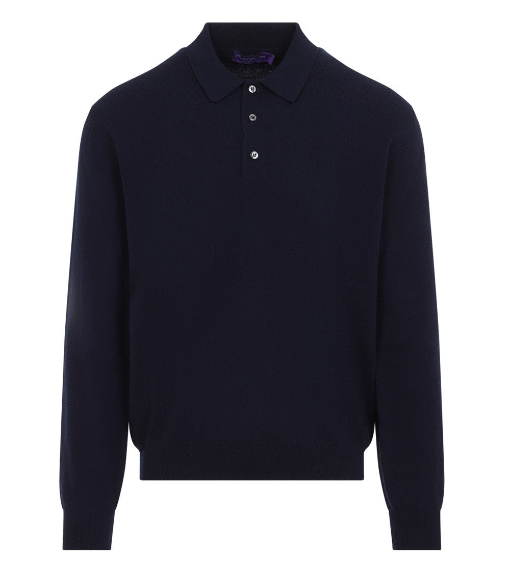Dark Navy Polo Sweater 1