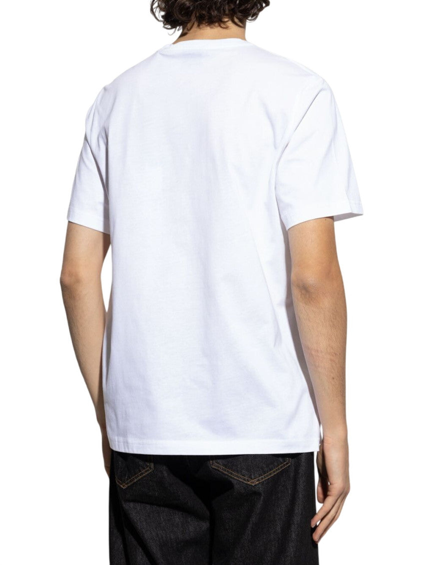 White Crew Neck T-Shirt 3