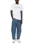 White Graphic Print T-shirt 1
