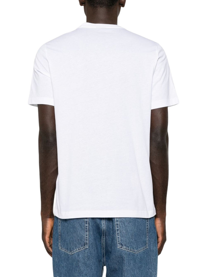 White Graphic Print T-shirt 3