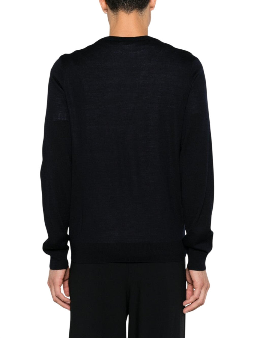 Dark Navy V Neck Sweater 3