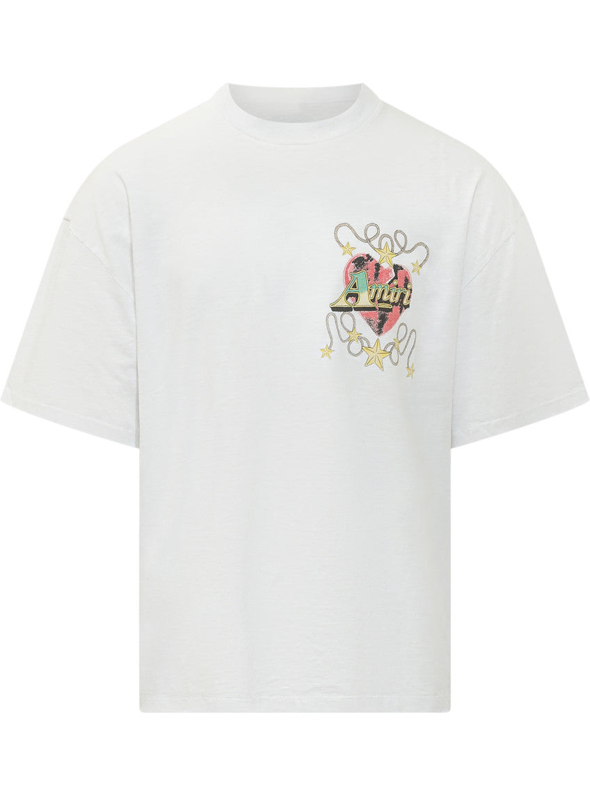 White Graphic Logo T-Shirt 1