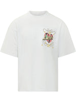 White Graphic Logo T-Shirt 1