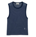 Blue Stripes Round Neck Top 1