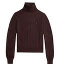 Brown Knitted Turtle Neck Sweater 1