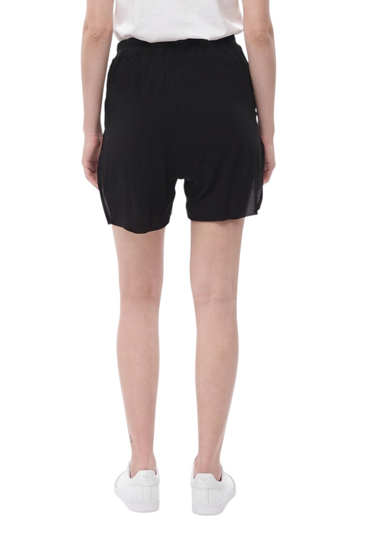 Black Solid Shorts 2