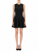Black Crew Neck Mini Dress 1