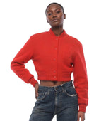 Red Logo Mandarin Collar Jacket 1