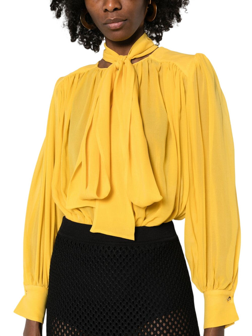 Yellow Band Collar Top 1