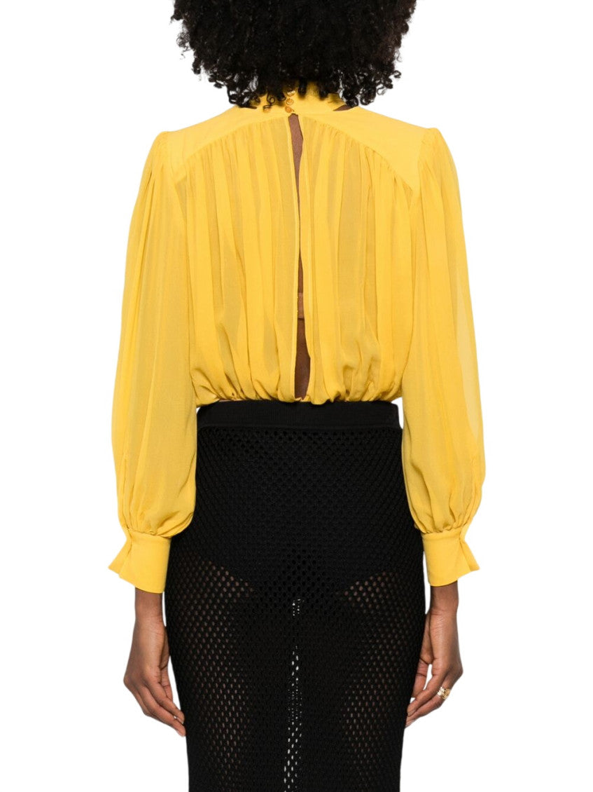 Yellow Band Collar Top 2