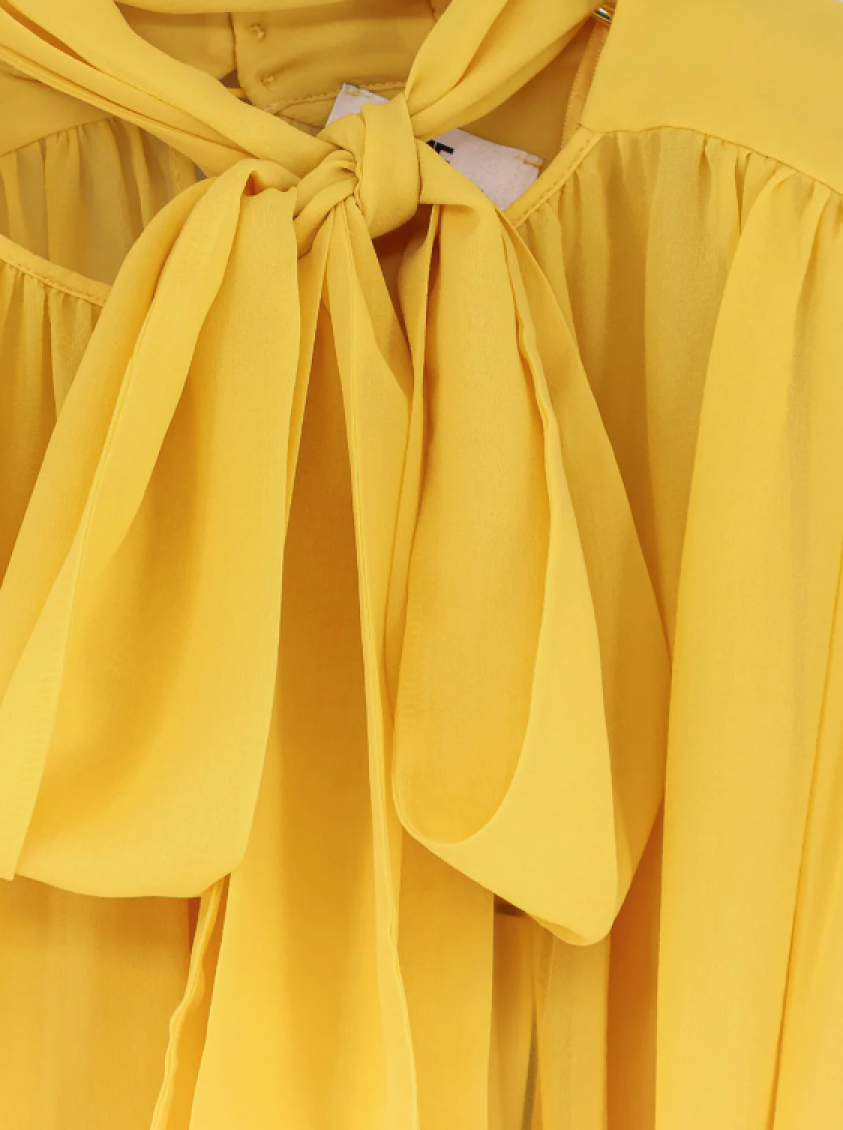 Yellow Band Collar Top 3