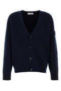 Navy Blue V Neck Cardigan 1