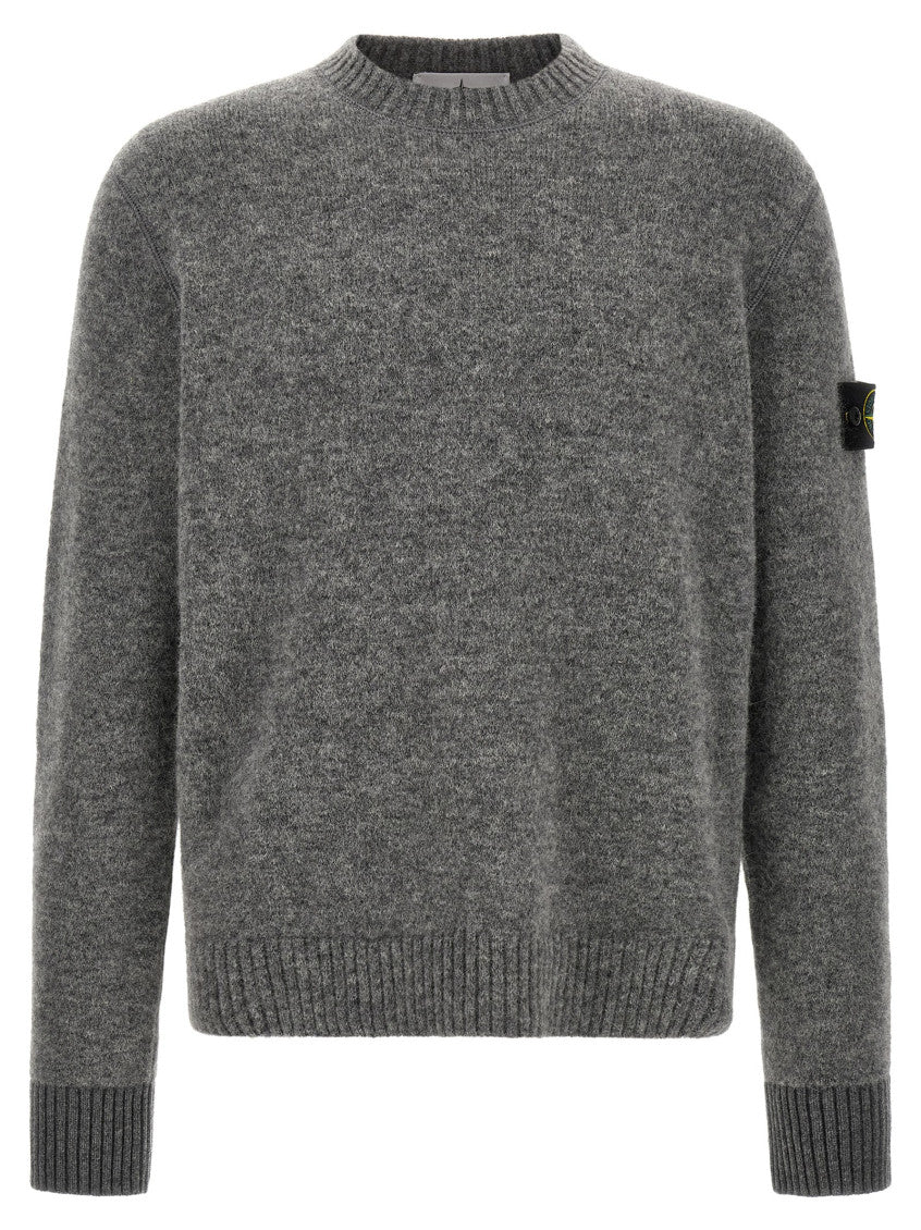Grey Crew Neck Sweater 1