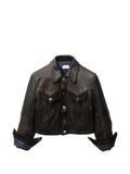 Black Shirt Collar Jacket 1