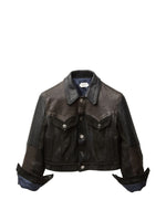 Black Shirt Collar Jacket 1