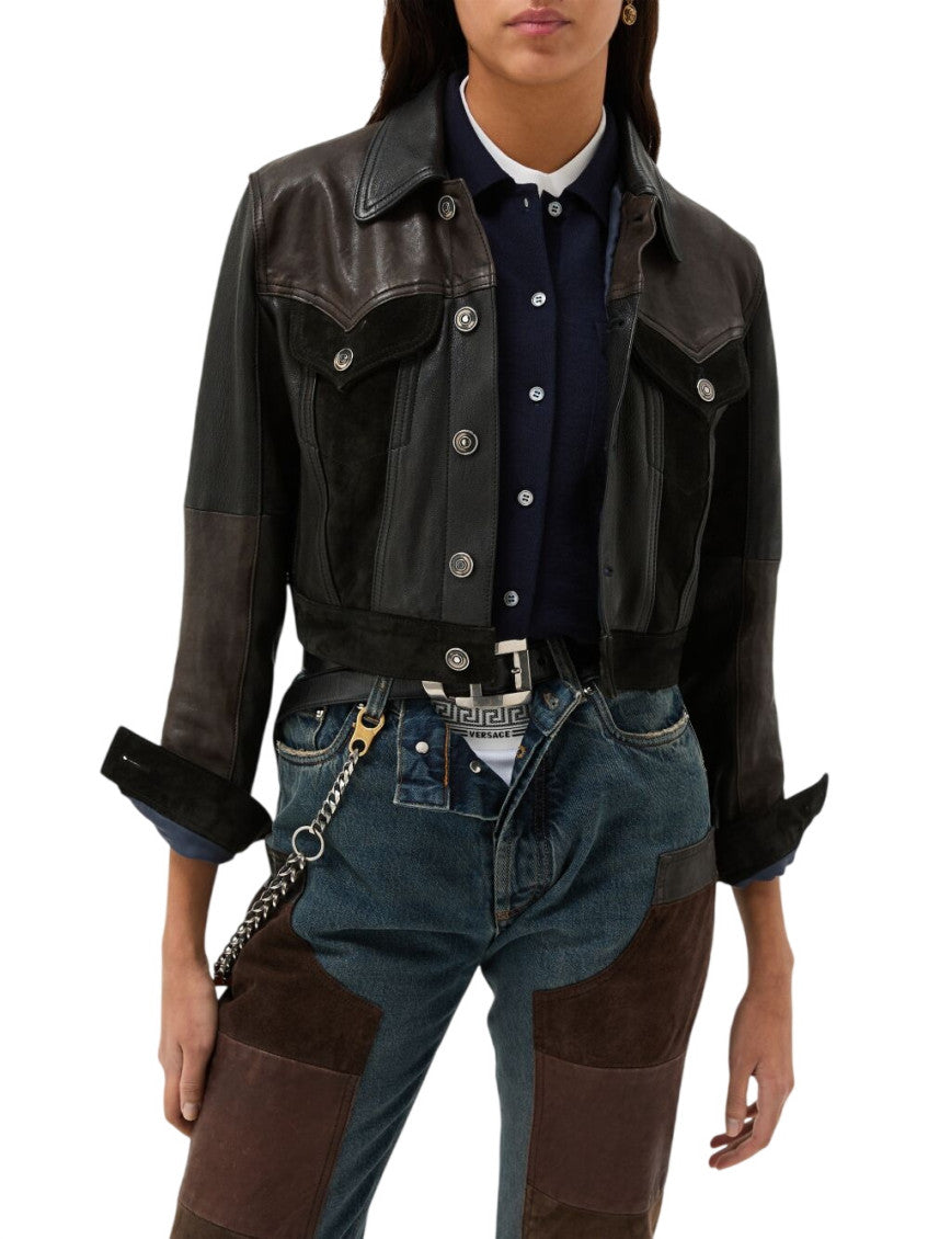 Black Shirt Collar Jacket 2