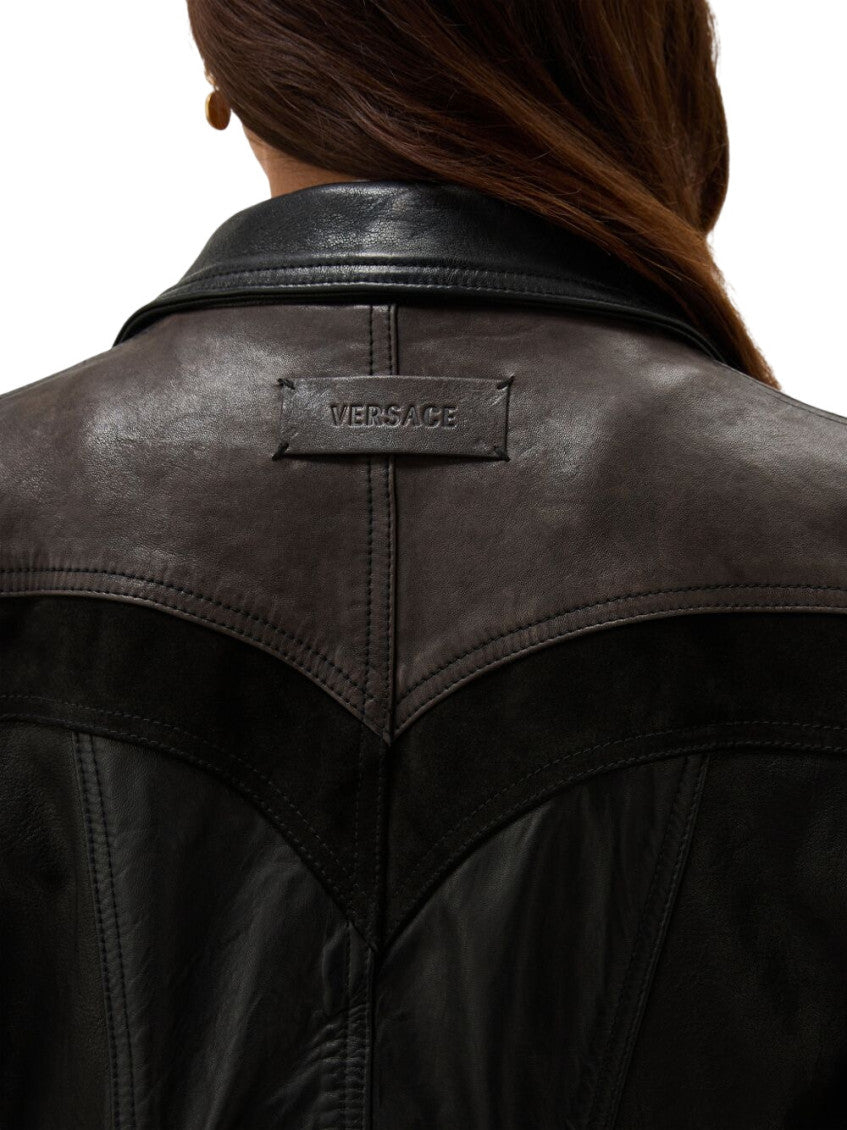 Black Shirt Collar Jacket 4