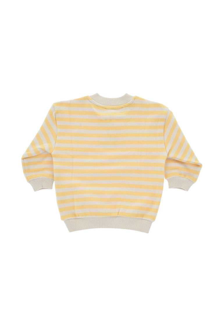 Babies Yellow Stripes Sweatshirt 2
