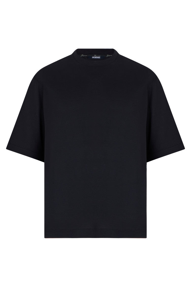 Black Crew Neck T-Shirt 1