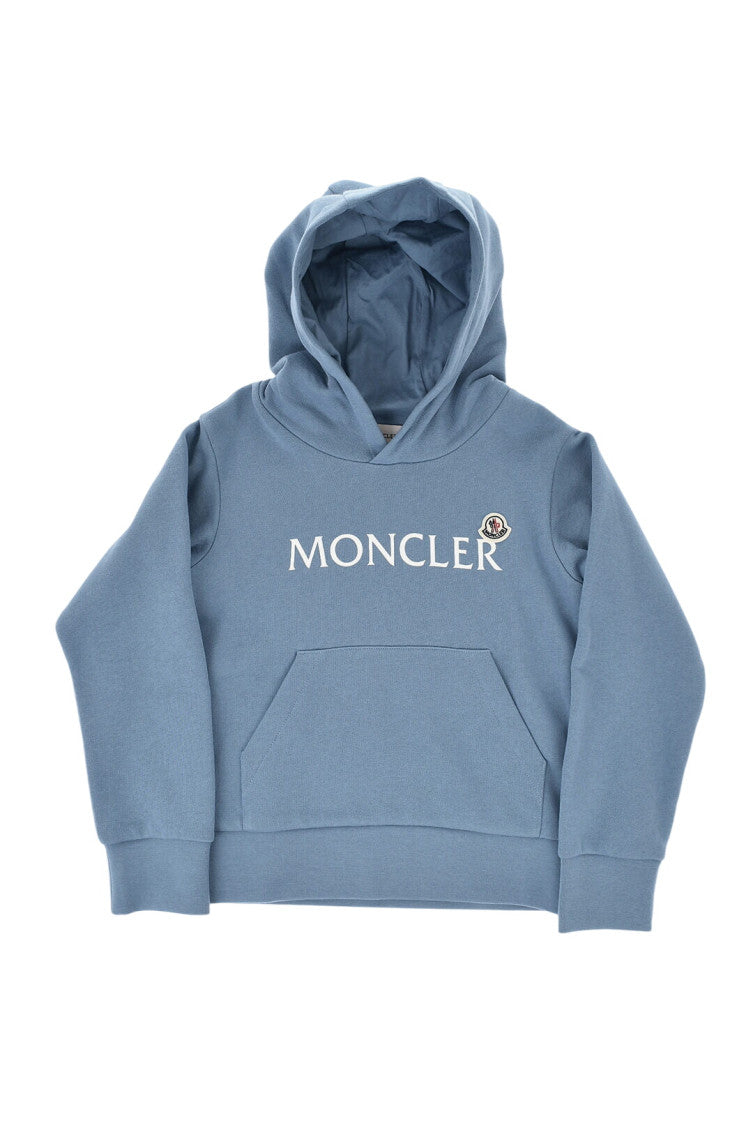 Boys Blue Logo Fleece Hoodie 1