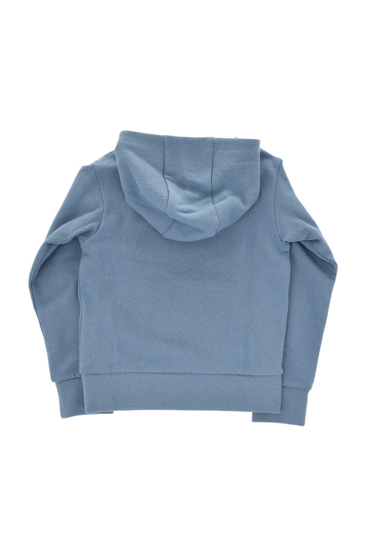 Boys Blue Logo Fleece Hoodie 2