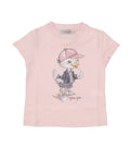 Girls Pink Graphic T-Shirt 1