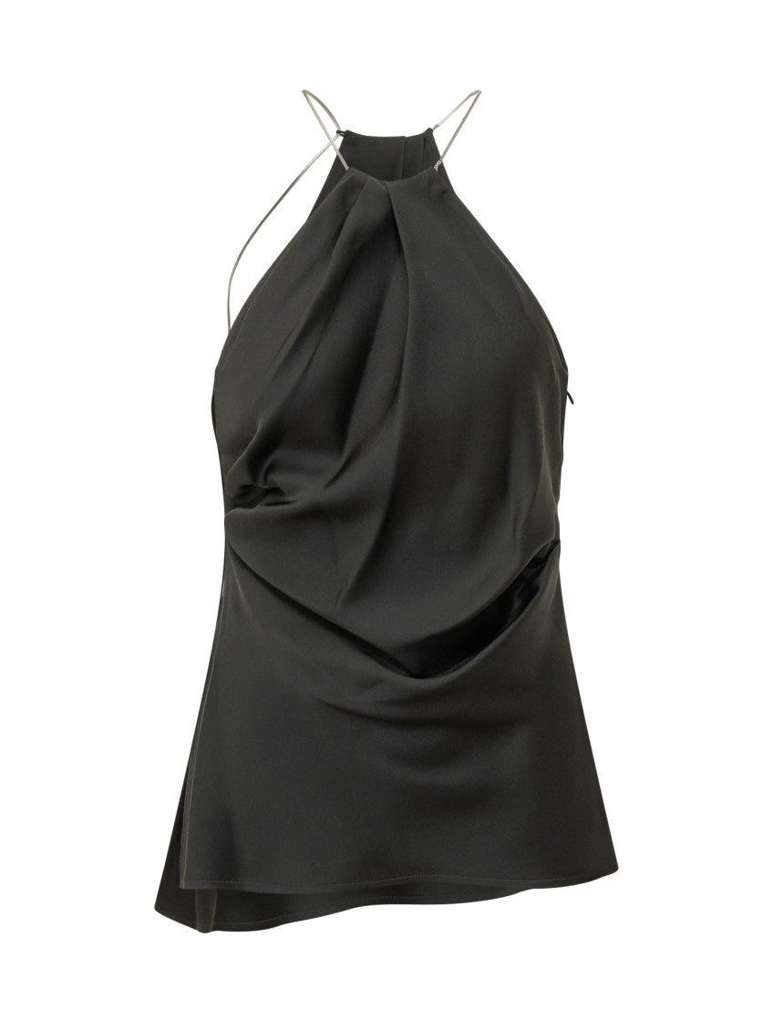 Black Halter Neck Top 1