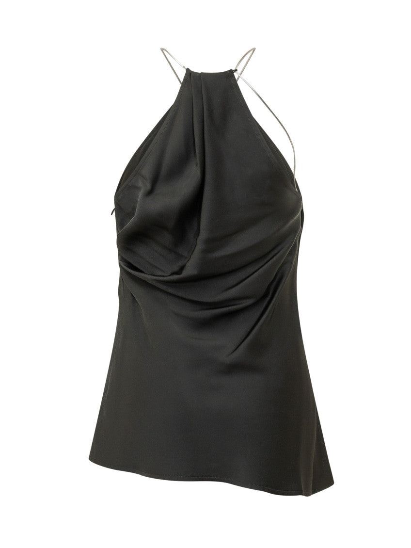 Black Halter Neck Top 2