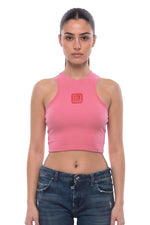 Pink Logo Crew Neck Top 1