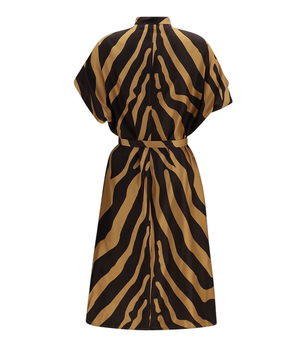 Brown Animal Print Dress 2