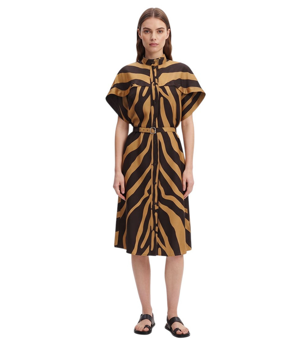 Brown Animal Print Dress 3