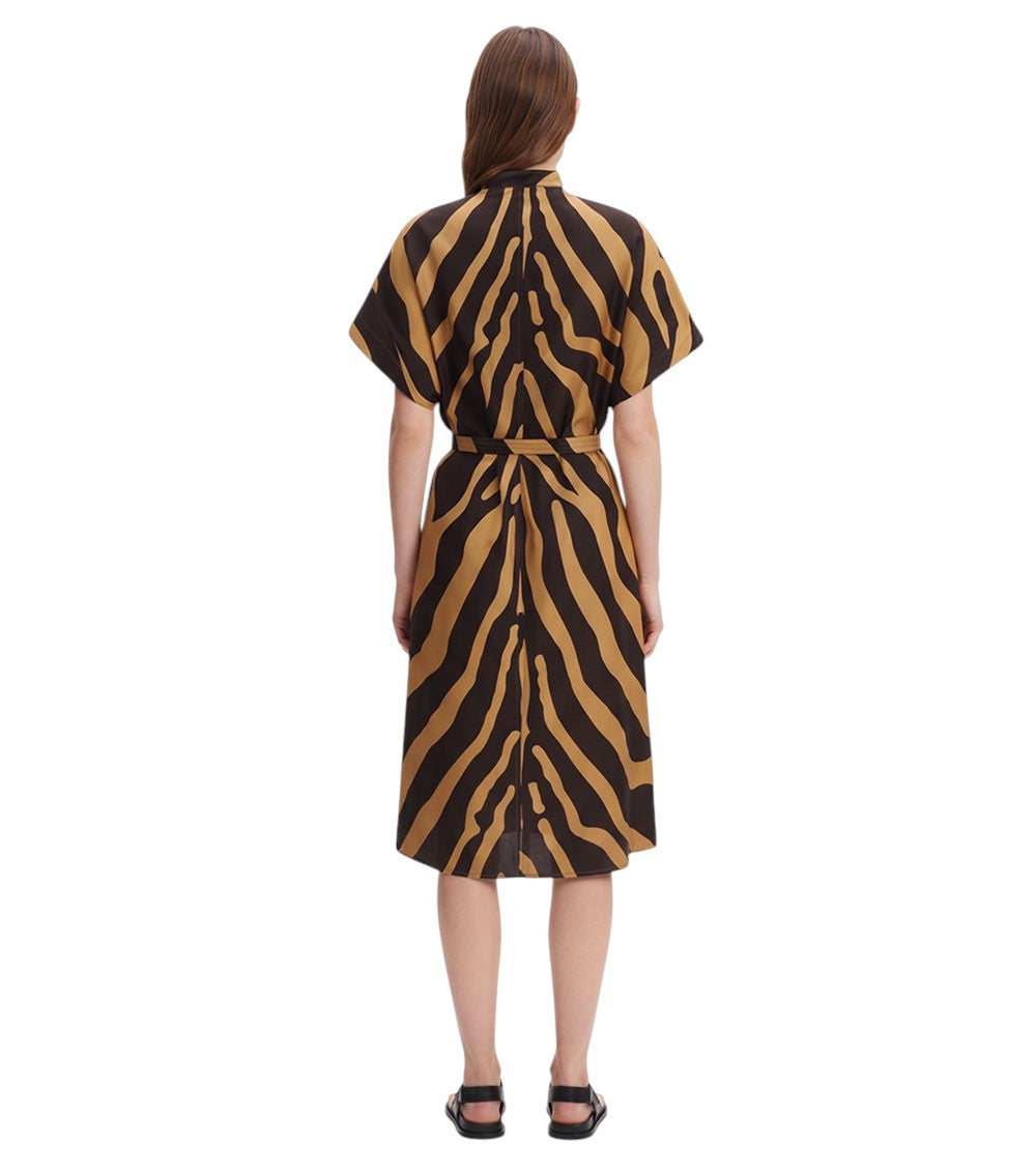 Brown Animal Print Dress 4