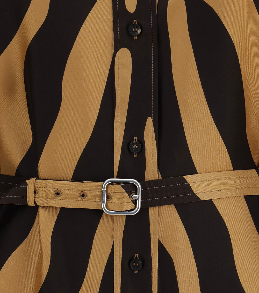 Brown Animal Print Dress 5