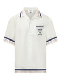 White Graphic Logo Shirt 1