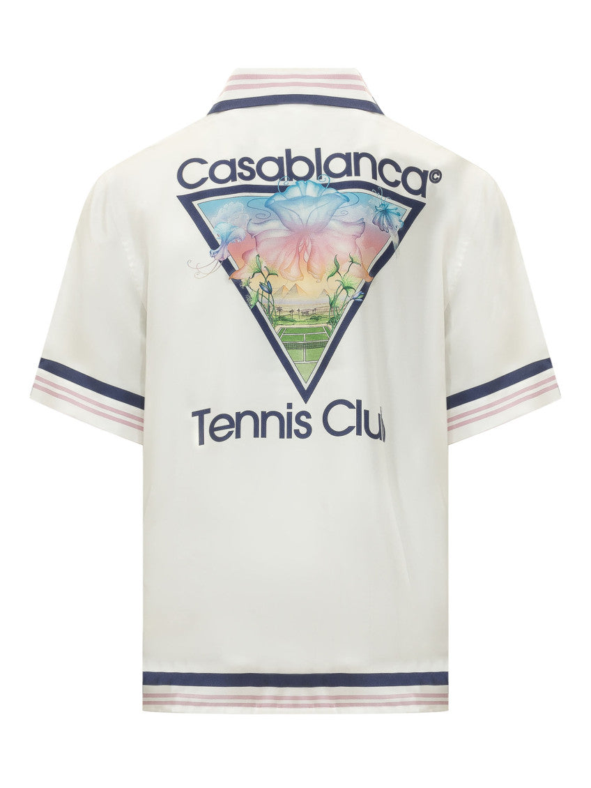 White Graphic Logo Shirt 2