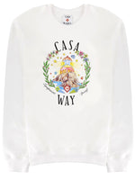 White Graphic Sweatshirt 1