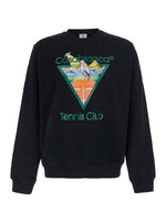 Black Graphic Logo Sweatshirt 1