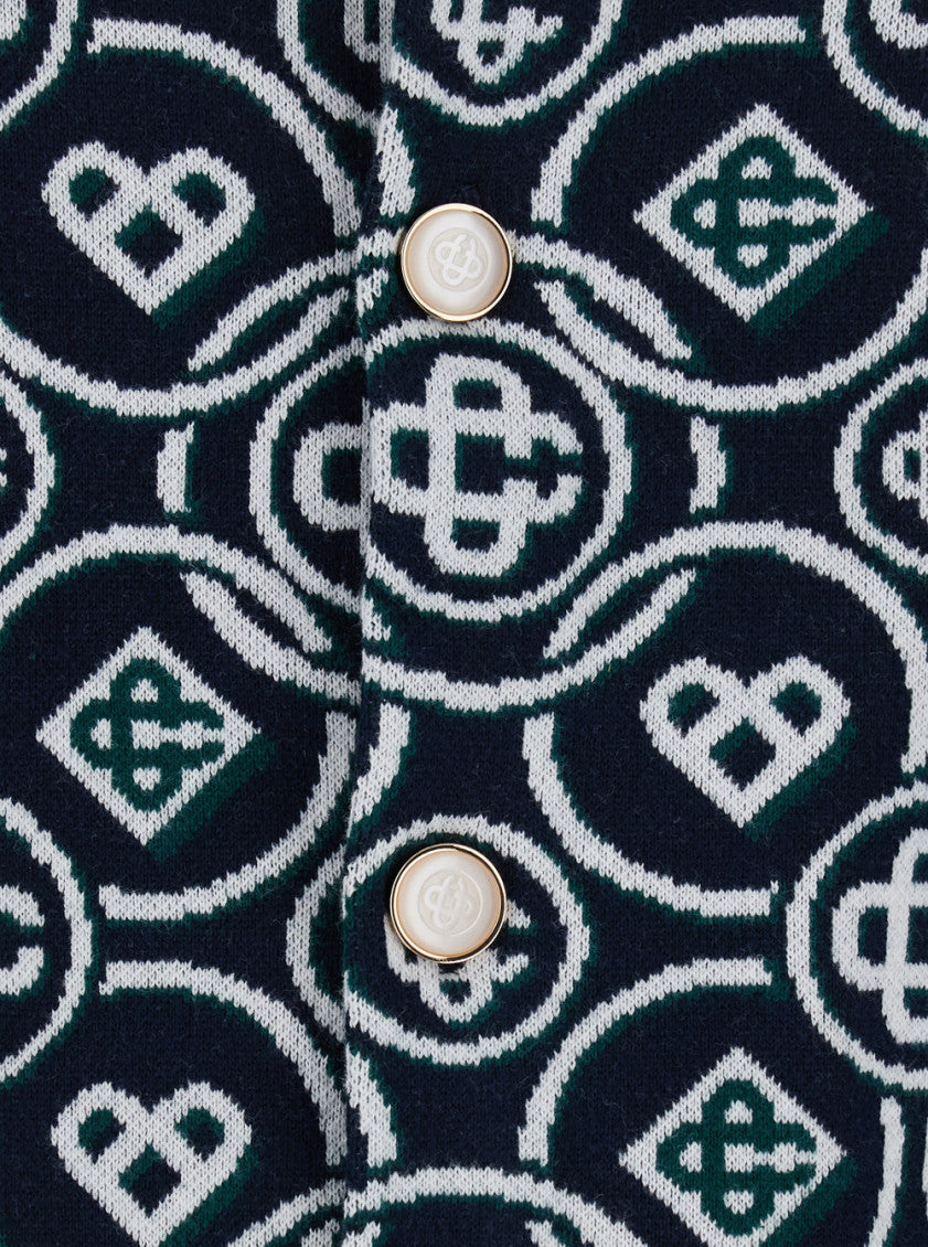 Blue Regular Jacquard Shirt 3
