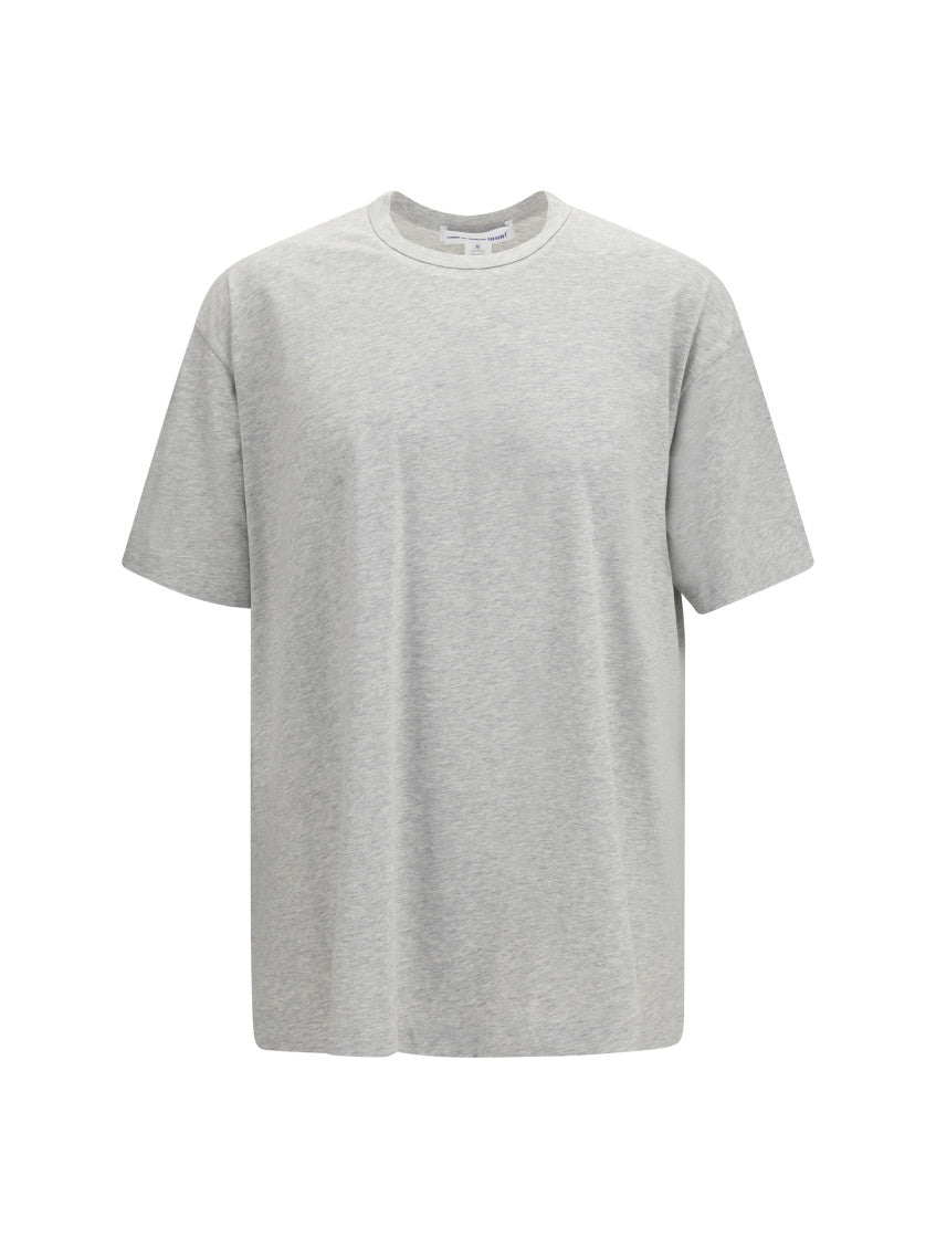 Grey Solid Crew Neck T-Shirt 1