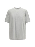 Grey Solid Crew Neck T-Shirt 1