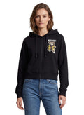 Black Graphic Hood Sweatshirt 1