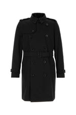 Black Double Breasted Coat 1